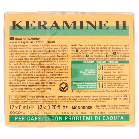 Keramine H Anticaduta Azione d'Urto 12 x 6 ml